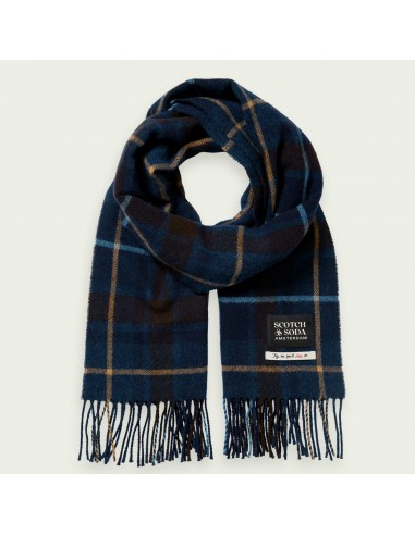 Woven Wool-Blend Check Scarf (Combo C) offre 