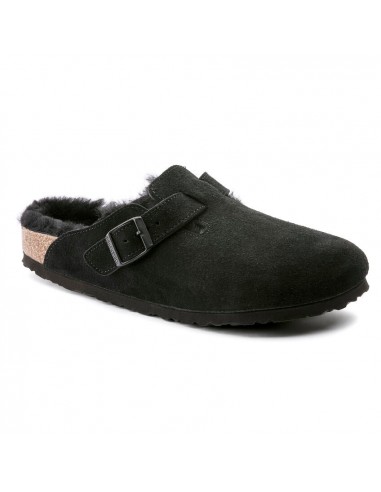 Boston Shearling Sandal Narrow (Black) Le MVP de beaucoup