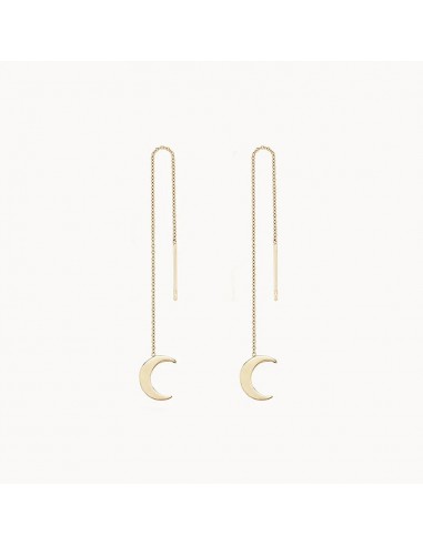 Everyday Little Crescent Moon Threader (14K Gold) 2024