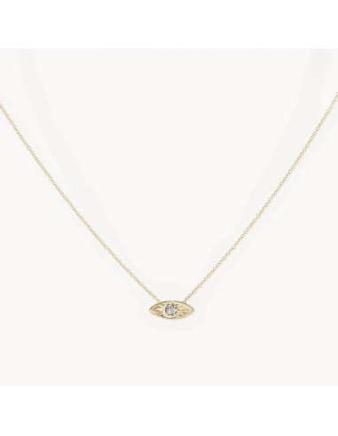 Theia Evil Eye Necklace (14K Gold) votre