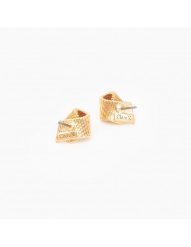 Ribbon Knot Studs (Vintage Gold) de technologie