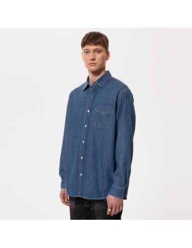 Filip Casual Denim Shirt (Some Kind of Blue) À commander