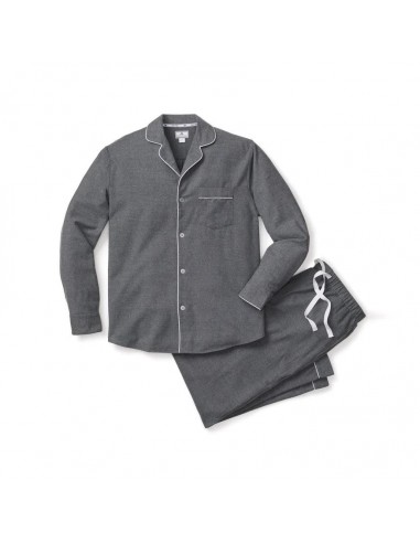 Men's Grey Flannel Pajama Set en ligne