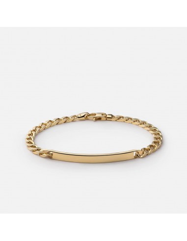 4mm ID Chain Bracelet (Gold) ouvre sa boutique