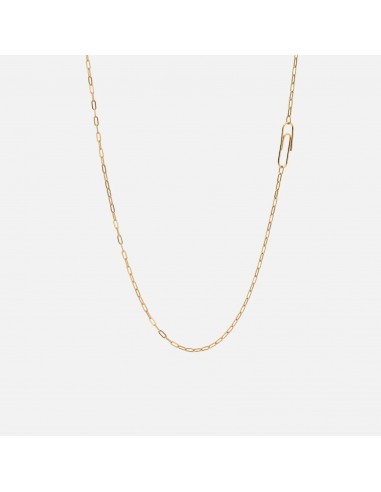 Volt Link Paper Clip Necklace (Gold) de technologie