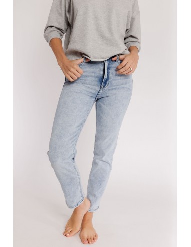 Zoey Basic Mom Jeans in Lt. Blue Economisez 