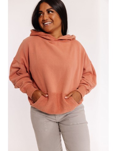 Marina Sweatshirt Hoodie in Clay outlet