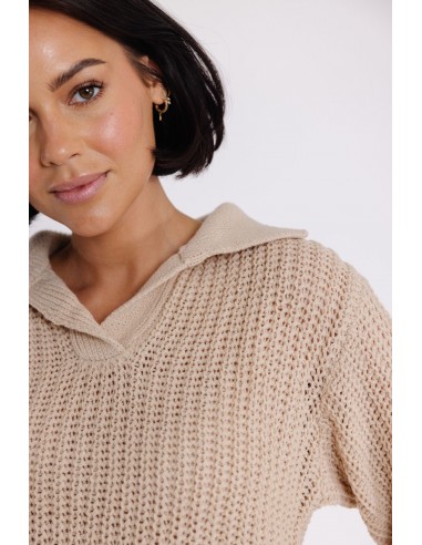 Seaside Sweater in Stone vente chaude votre 