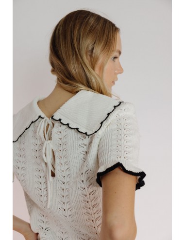 Lorelei Sweater in Off White pas cher 