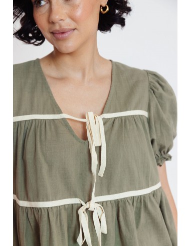 Constance Blouse in Lt. Olive prix pour 