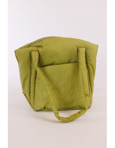 Baggu Puffy Mini Tote in Pistachio rembourrage situé sous