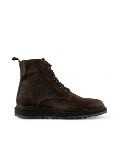 Kite Waxed Suede Lace Up Boot (Brown) Pour