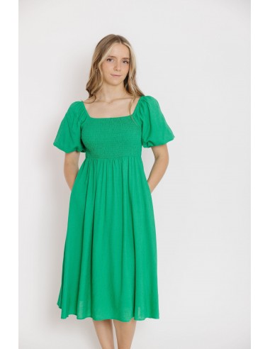 Eden Dress in Kelly Green Amélioration de cerveau avec