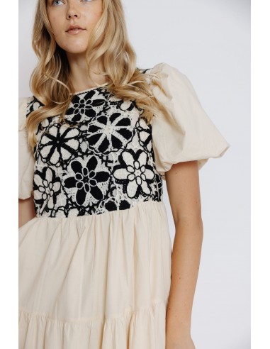 Maddie Dress in Taupe pas cher 