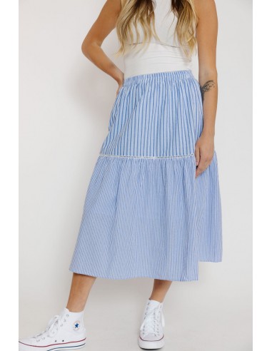 Gravity Skirt in Blue Stripe JUSQU'A -70%! 