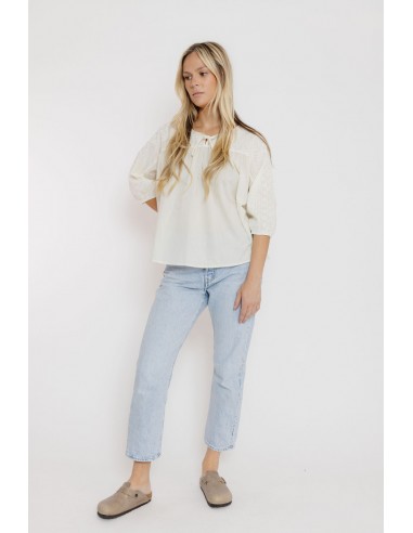 Callie Mae Blouse in Natural Venez acheter