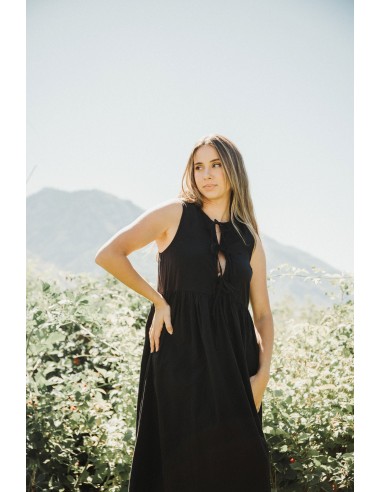 Sun Valley Dress in Black Fin de série