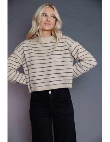 Meara Sweater in Greige meilleur choix