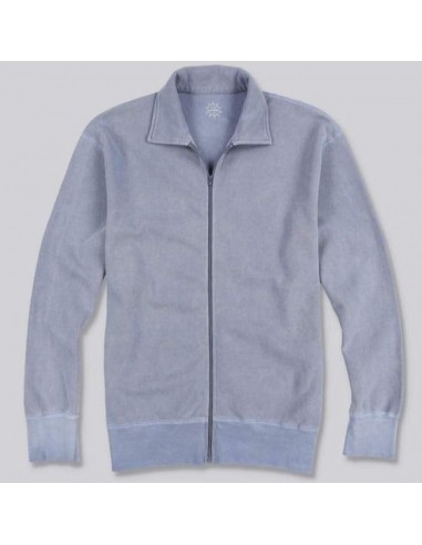 Thermal Pointelle Zip Cardigan (Air Force) soldes