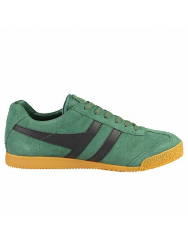 Harrier Suede Sneakers (Evergreen + Black) ou a consommer sur place