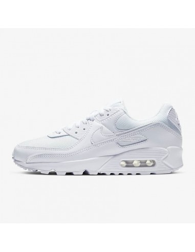 Air Max 90 (White + Wolf Grey) Livraison rapide