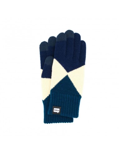 Mirage Knit Gloves (Navy + Vanilla + Dark Blue) du meilleur 