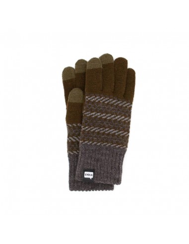 Decode Knit Gloves (Brown) outlet